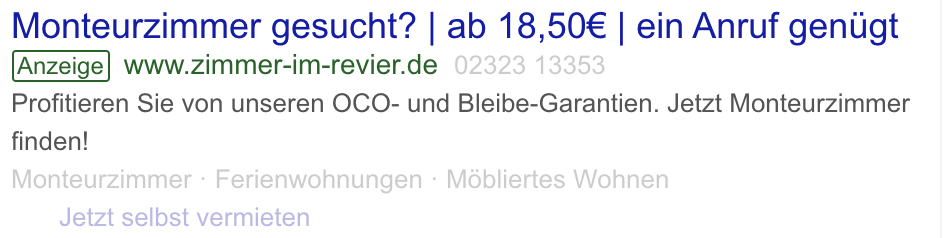 google-anzeige-fuer-monteurzimmer